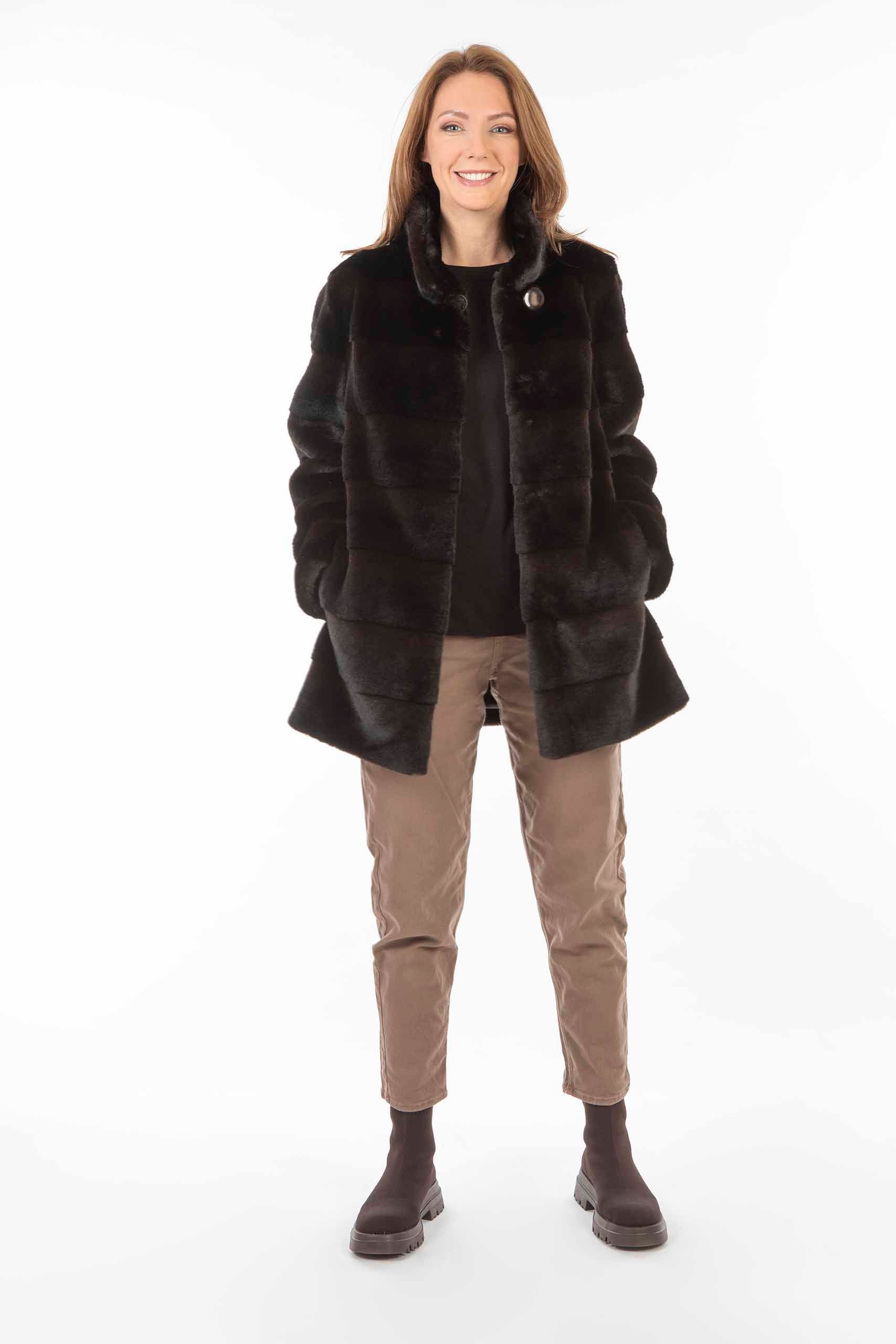 fake fur jacke