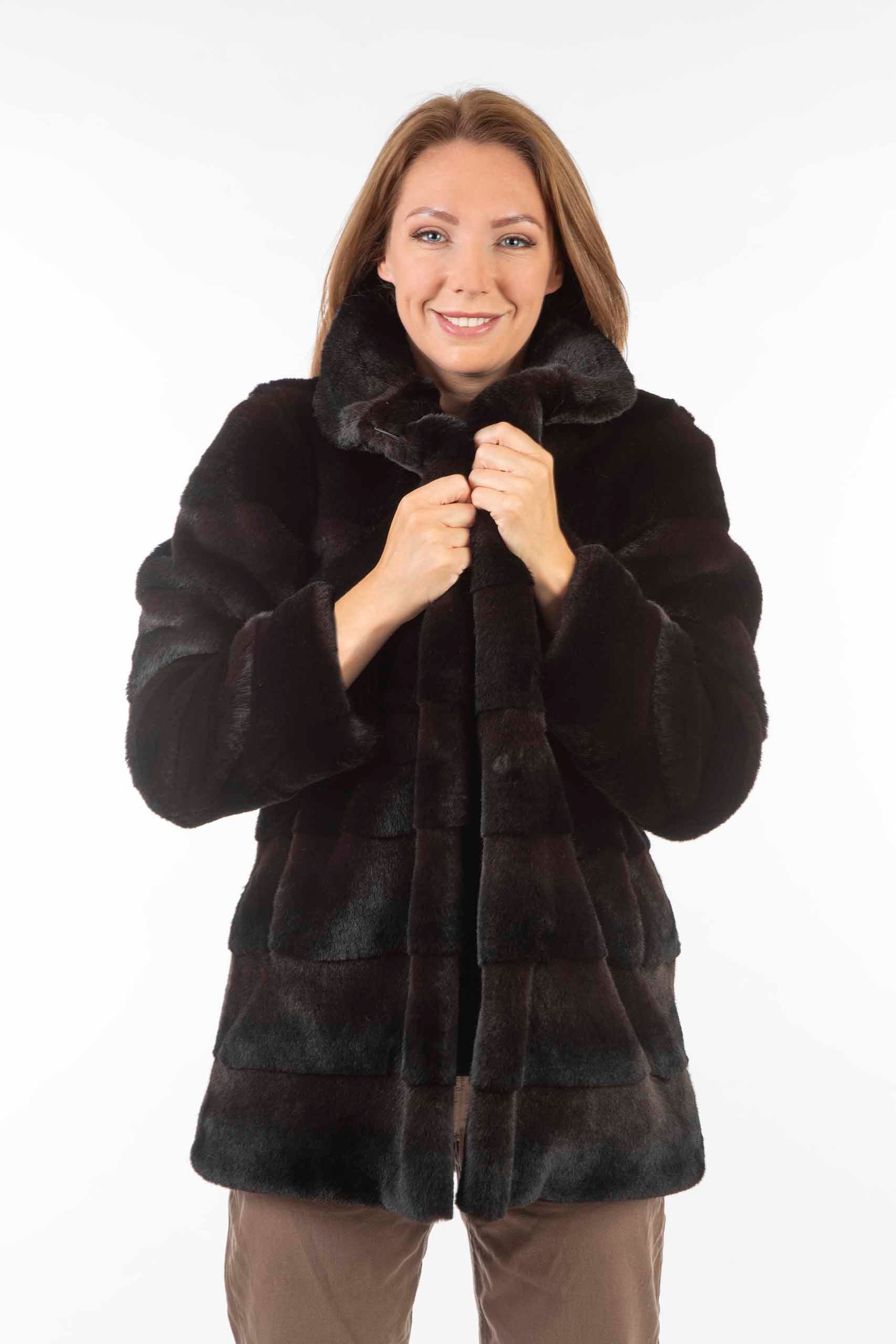 fake fur jacke