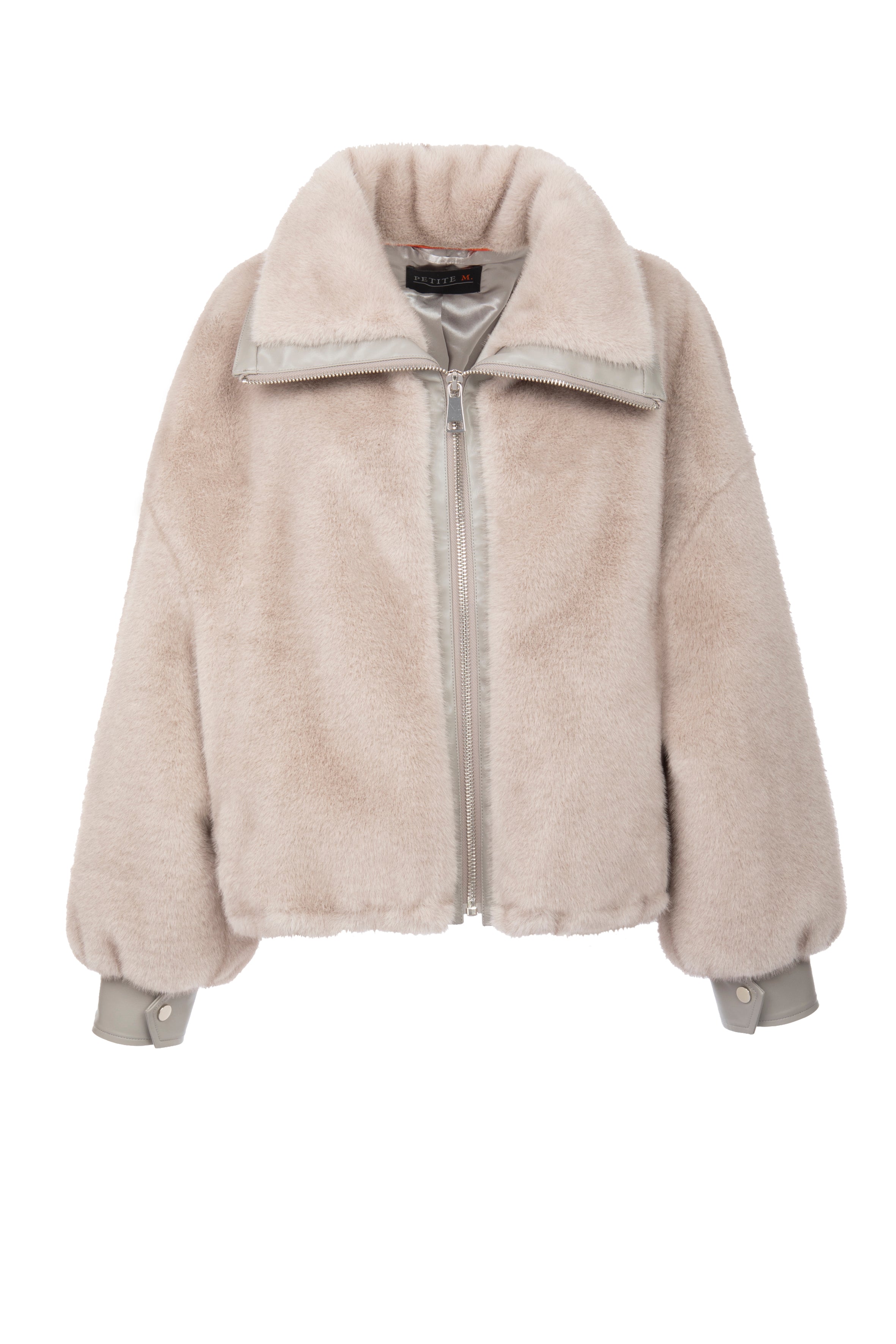 Shine bijou fake far jacket ・M me eme エムミーエメ Shine bijou