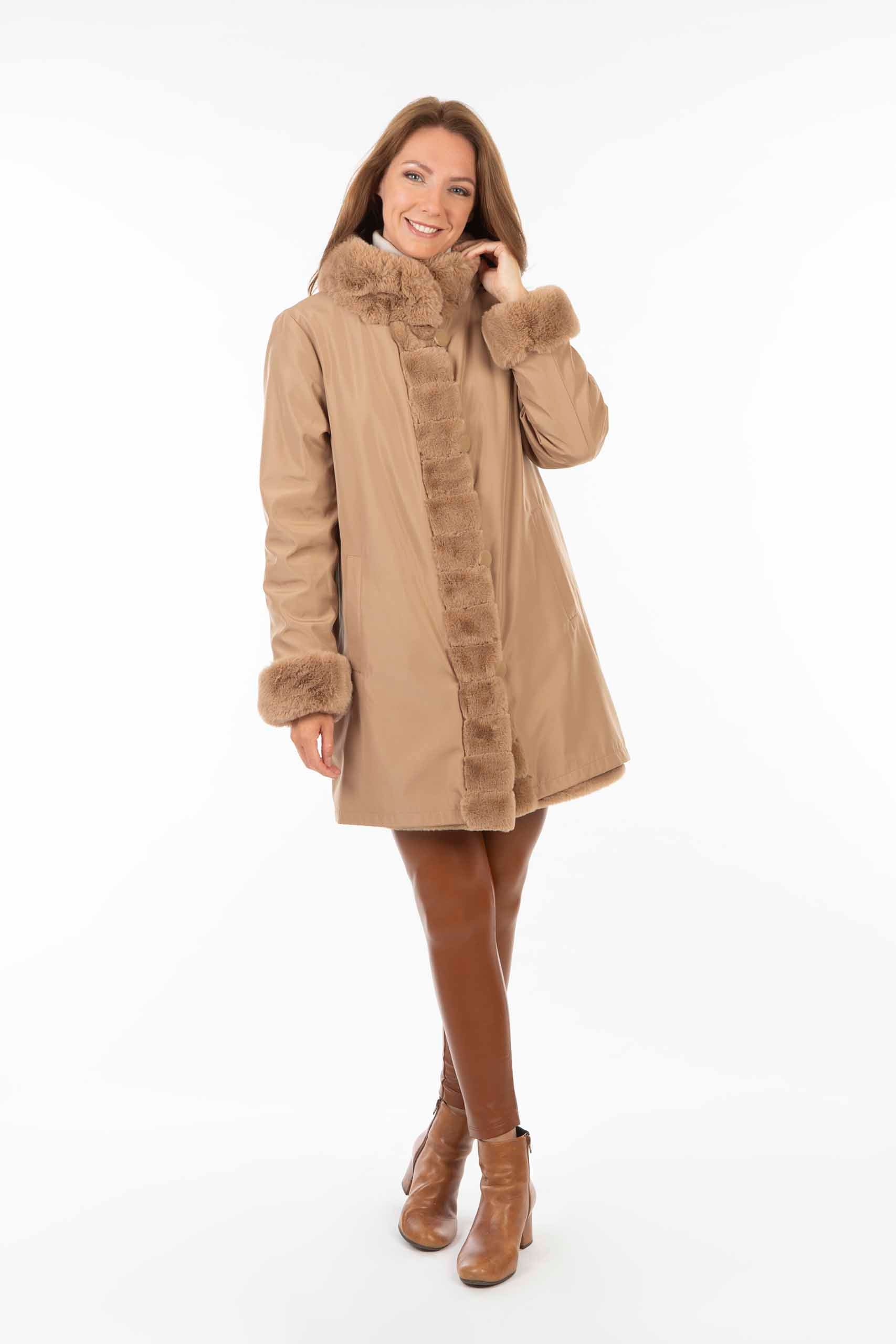 Kunstpelzjacke 