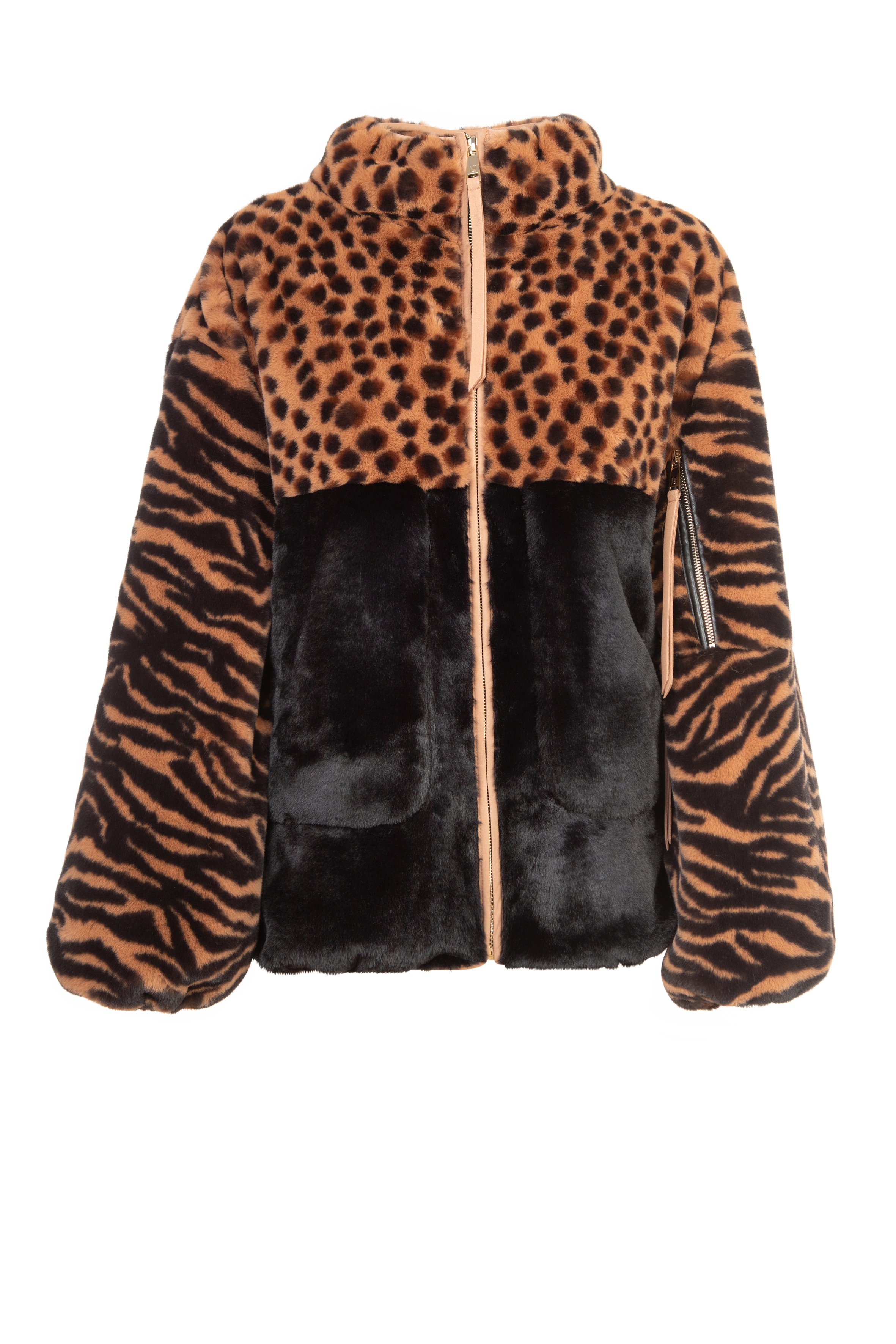kurze Jacke mit Tigermuster - Petite M.