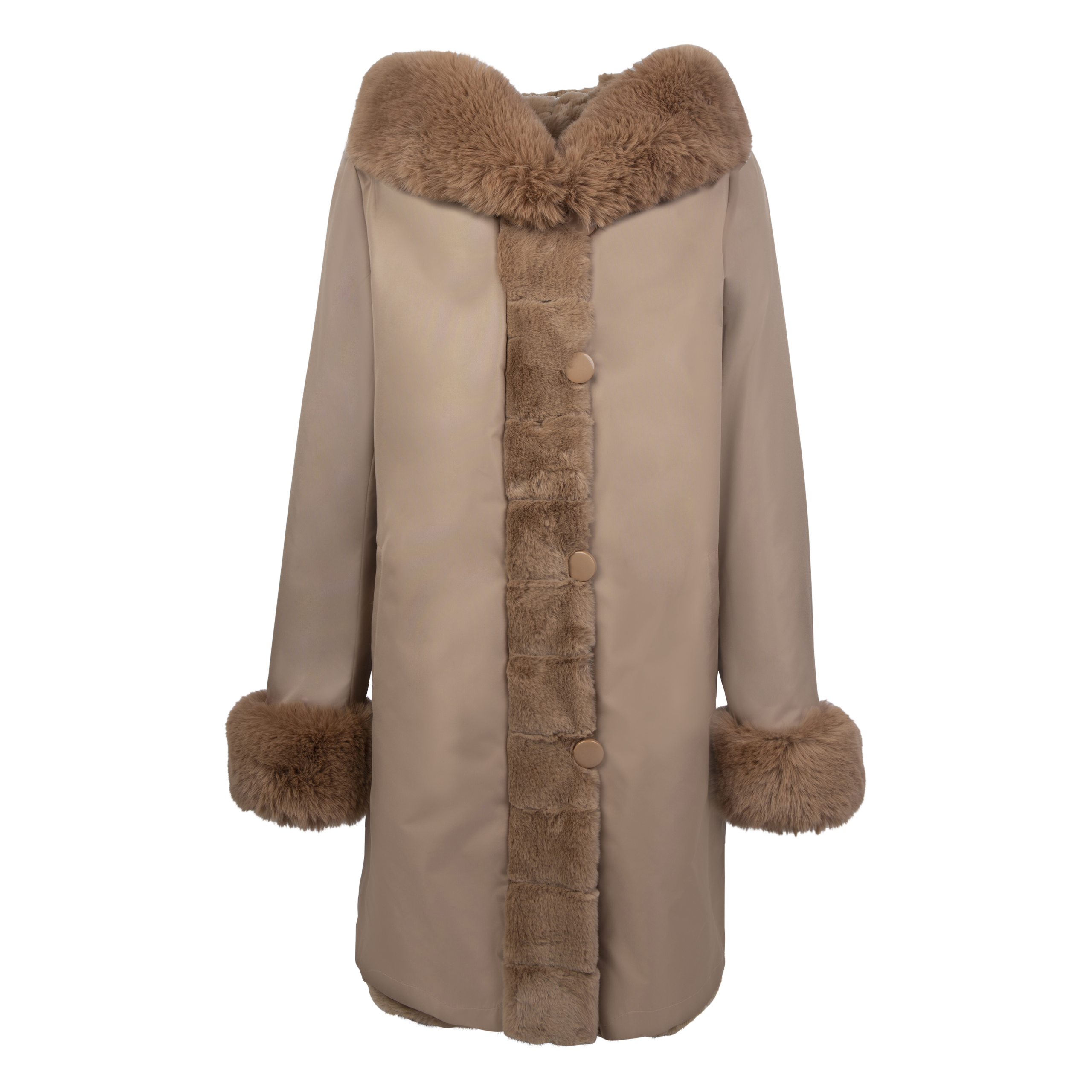 fake fur mantel