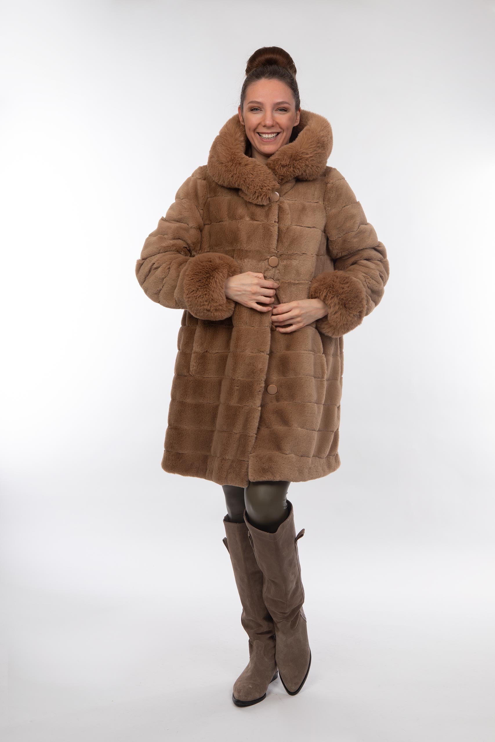 fake fur mantel