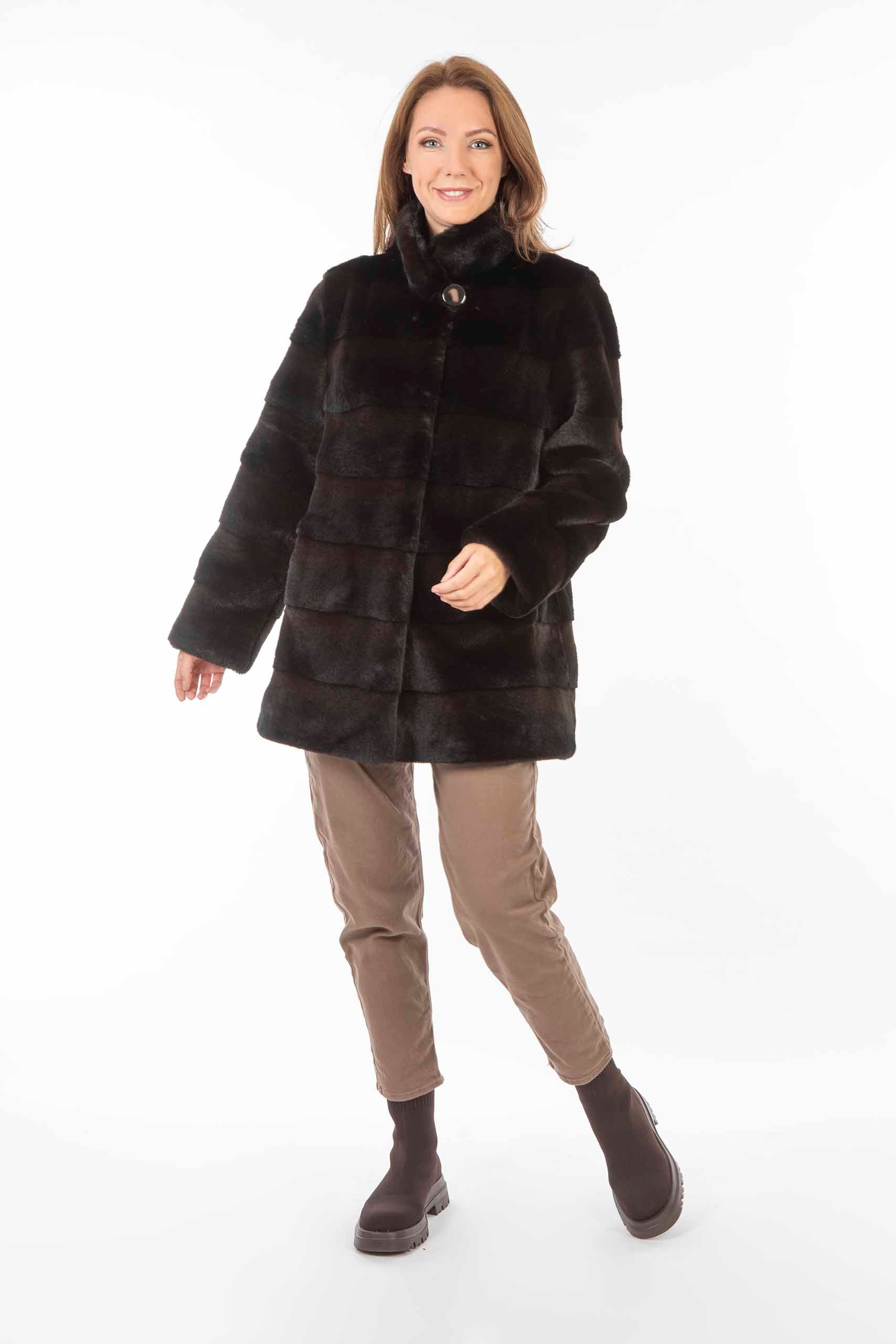fake fur jacke