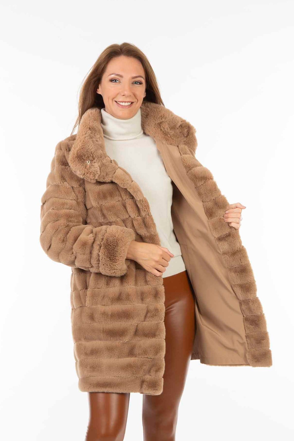 Kunstpelzjacke 
