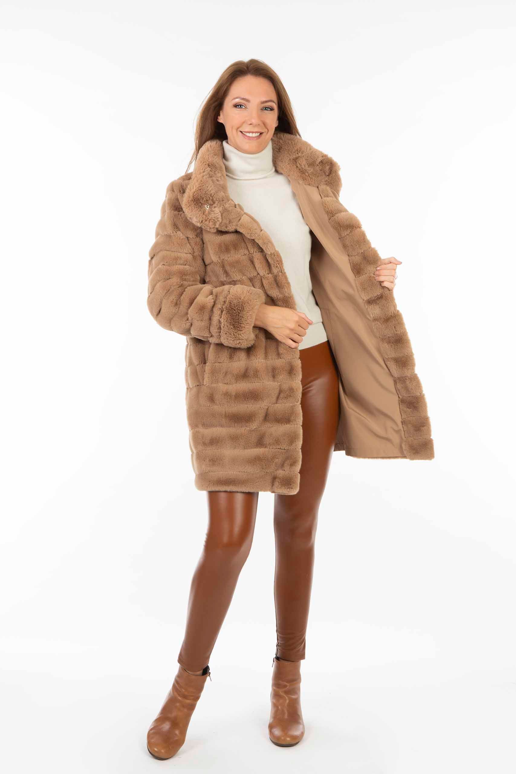Kunstpelzjacke 