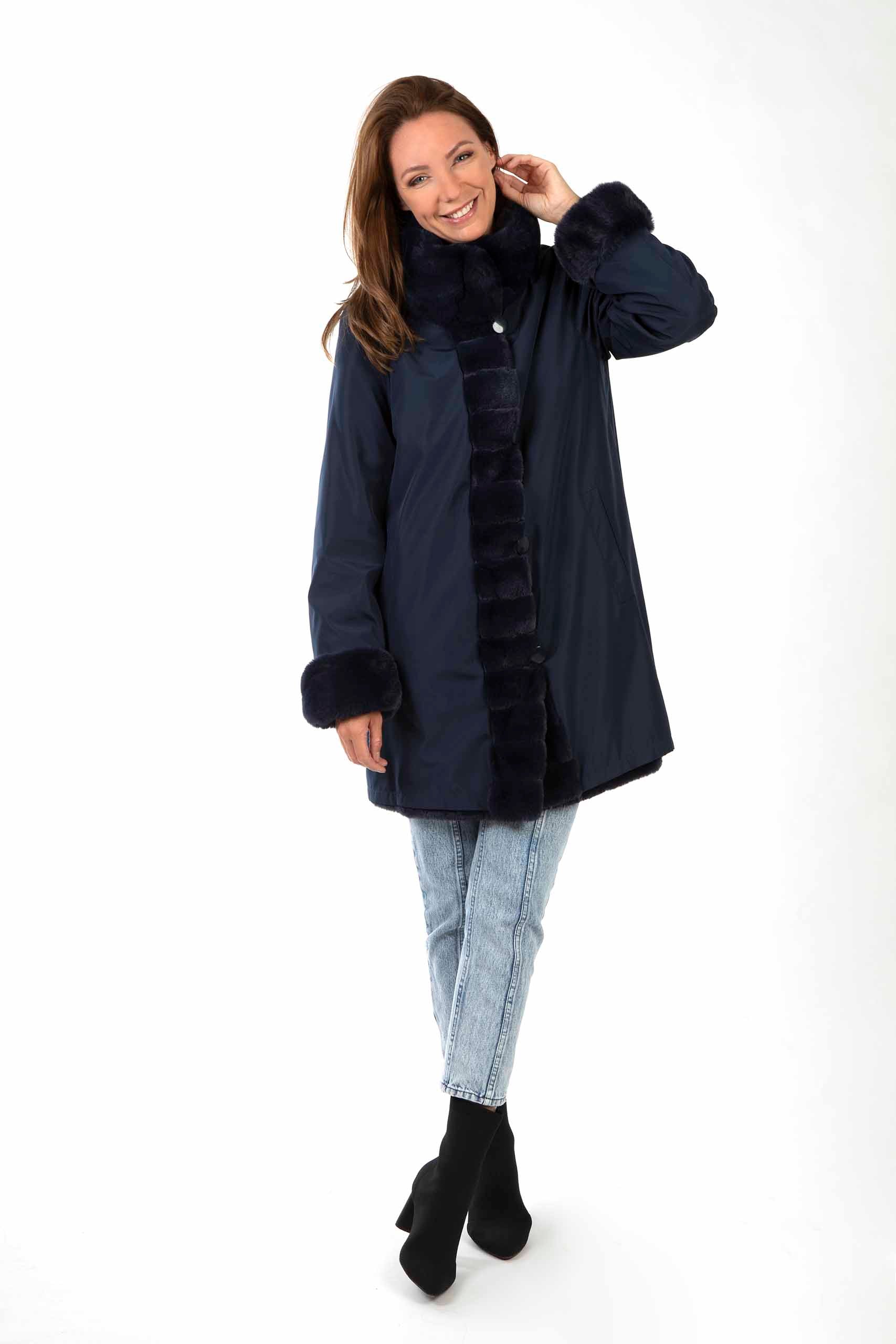 Kunstpelz Jacke