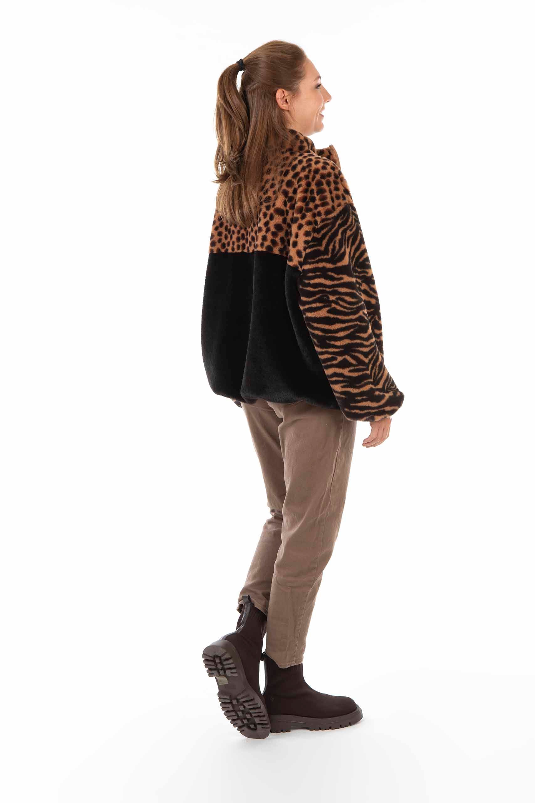 kurze Jacke mit Tigermuster - Petite M.